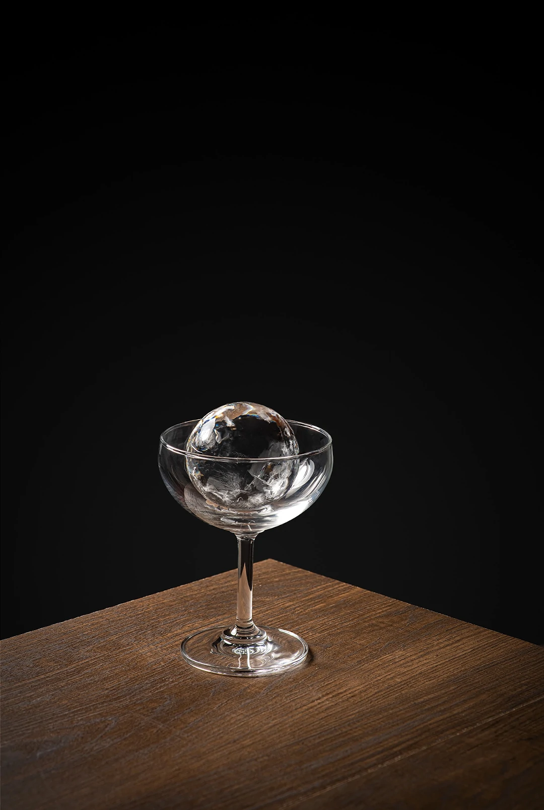 Mixology Ice - Orange zest infused sphere
